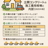 🚧土間コンクリートの施工費用相場と内訳【2025年最新版】