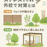 👀隣家からの視線がストレス…外構でできる3つの対策とは