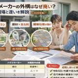 ハウスメーカーの外構はなぜ高い？相場と違いを解説【2026年版】