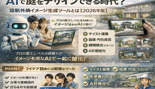 AIで庭をデザインできる時代？最新外構イメージ生成ツールとは【2026年版】